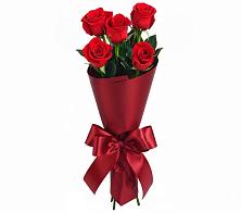 Букет 5 Красных роз Эдлесс Лав в Высоком Краснодарский край