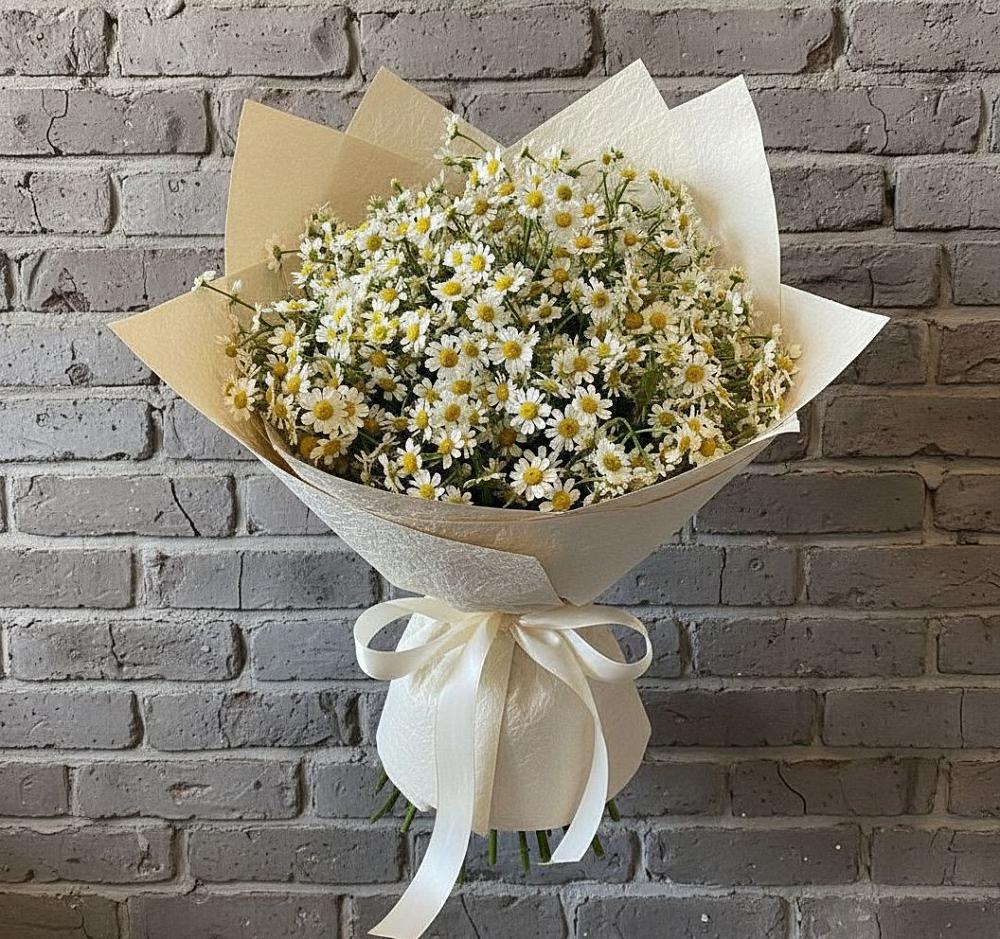 Букет цветов из: Ромашки в Высоком Краснодарский край