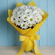 Букет цветов из:  Хризантемы в Высоком Краснодарский край
