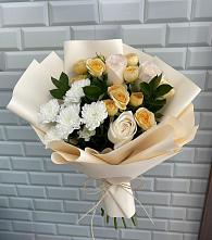 Букет цветов из:  Розы и Хризантемы #REPLACE_PRED# Высоком Краснодарский край