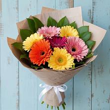 Букет цветов из:  Герберы в Высоком Краснодарский край