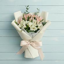Букет цветов из:  Альстромерии #REPLACE_PRED# Высоком Краснодарский край