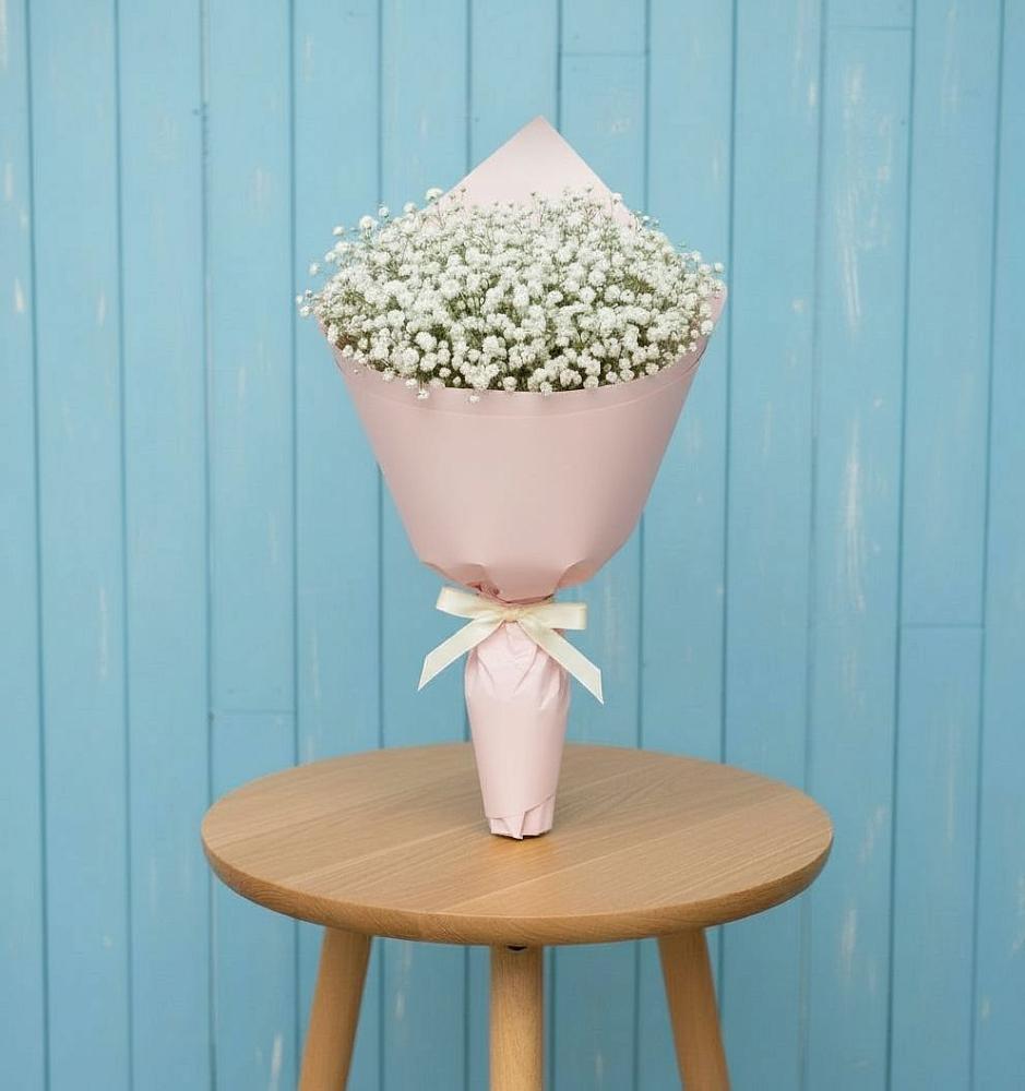 Букет цветов из: Гипсофила в Высоком Краснодарский край