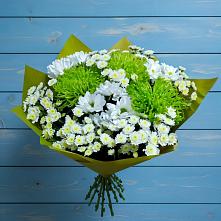 Букет цветов из:  Хризантемы в Высоком Краснодарский край