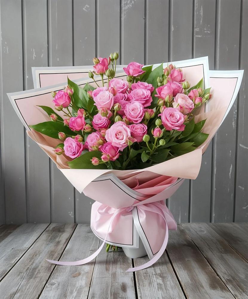 Букет Розовый кустик в Высоком Краснодарский край