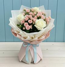 Букет цветов из:  Розы в Высоком Краснодарский край
