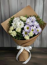 Букет цветов из:  Хризантемы и Розы #REPLACE_PRED# Высоком Краснодарский край