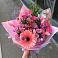 Букет цветов из: Розы, Герберы и Хризантемы в Высоком Краснодарский край