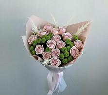 Букет цветов из:  Розы и Хризантемы в Высоком Краснодарский край