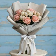 Букет цветов из:  Розы в Высоком Краснодарский край