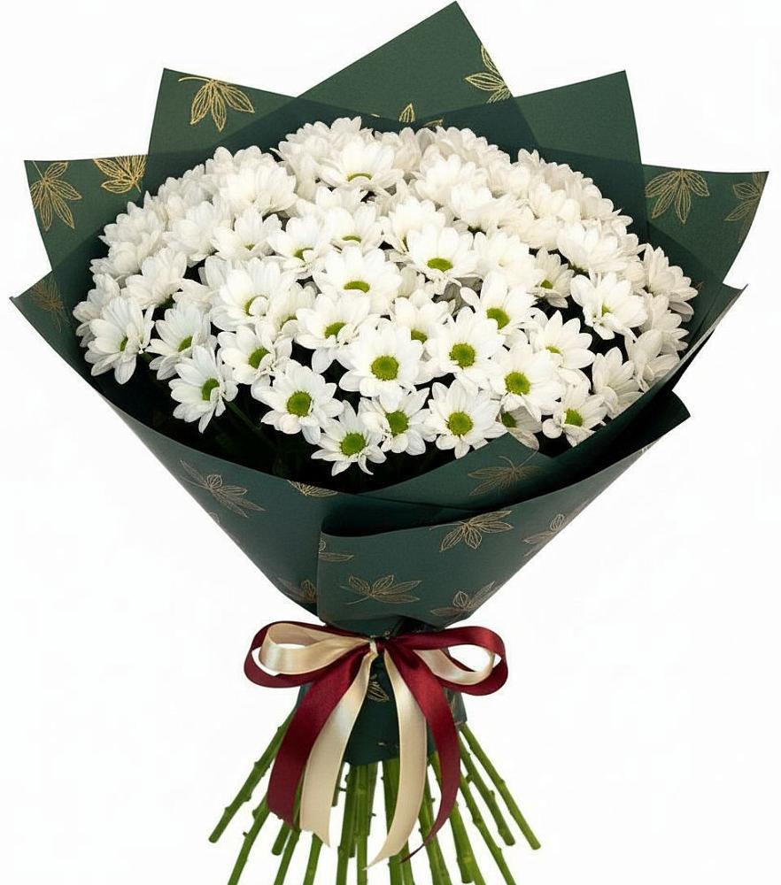 Букет цветов из: Хризантемы в Высоком Краснодарский край