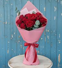 Букет цветов из:  Розы в Высоком Краснодарский край