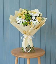 Букет цветов из:  Хризантемы и Розы #REPLACE_PRED# Высоком Краснодарский край