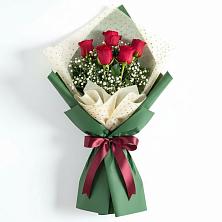 Букет цветов из:  Розы в Высоком Краснодарский край
