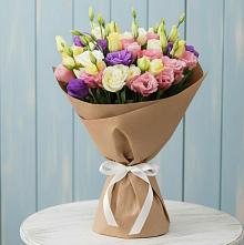 Букет цветов из:  Лизиантусы в Высоком Краснодарский край