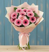 Букет цветов из:  Герберы в Высоком Краснодарский край